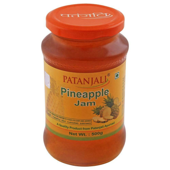 Patanjali Pineapple Jam 500 G - Natural Fruit Spread