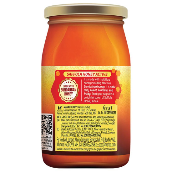 Saffola Active Honey 250 G - Natural Sweetness