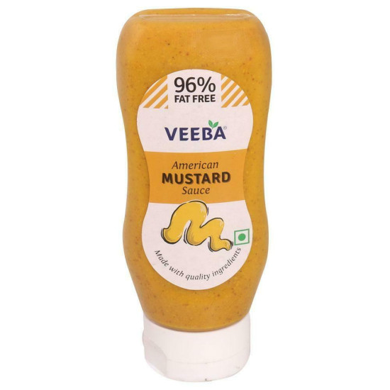 Veeba American Mustard Sauce 320 G - Tangy & Flavorful