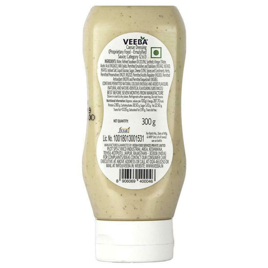 Veeba Caesar Dressing 300 G - Cheese-Flavored Salad Dressing