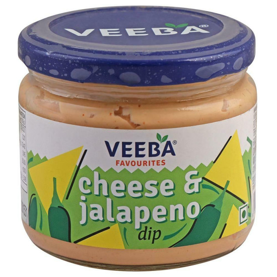 Veeba Cheese & Jalapeno Dip 300 G - Spicy & Creamy Delight