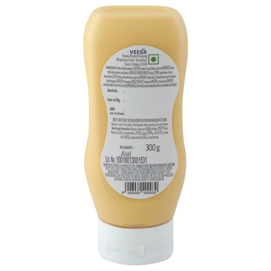 Veeba Honey Mustard Dressing 300 G - Perfect for Salads & Sandwiches