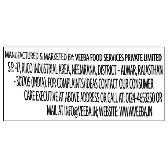 Veeba Marinara Pizza & Pasta Sauce 310 G - Zero Fat Delight