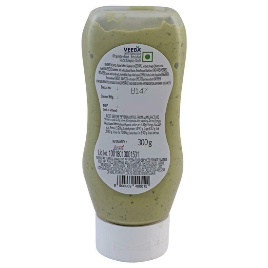Veeba Mint Mayonnaise 300 G - Delicious Minty Flavor
