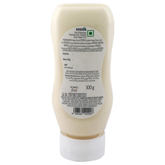 Veeba Olive Oil Mayonnaise 300 G - Creamy & Healthy