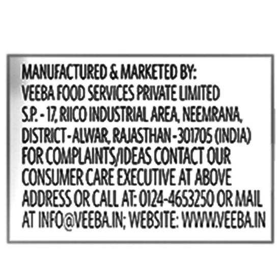 Veeba Pasta & Pizza Sauce 100 G - Authentic Italian Flavor