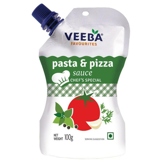 Veeba Pasta & Pizza Sauce 100 G - Authentic Italian Flavor