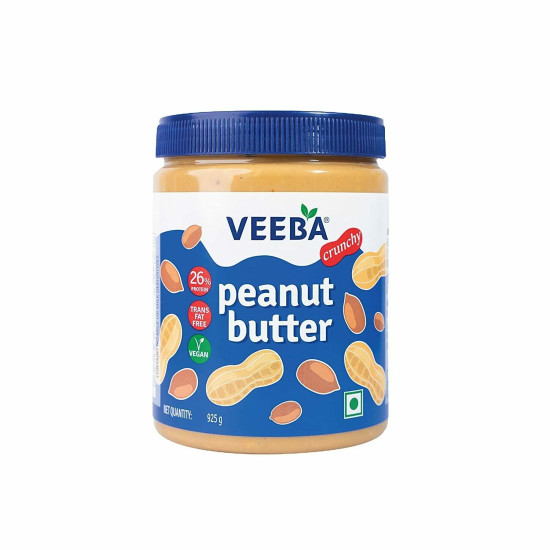 Veeba Peanut Butter Crunchy - Transfat Free & Vegan