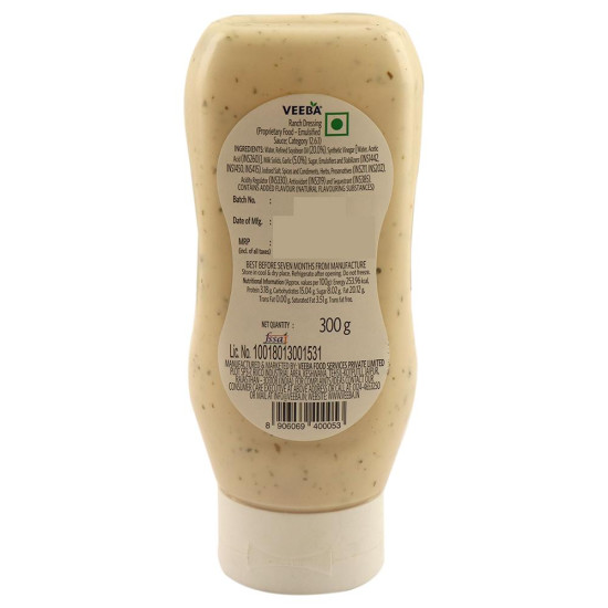 Veeba Ranch Dressing 300 G - Delicious Salad Dressing