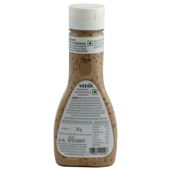 Veeba Roasted Sesame Japanese Style Dressing - Exquisite Umami Flavor