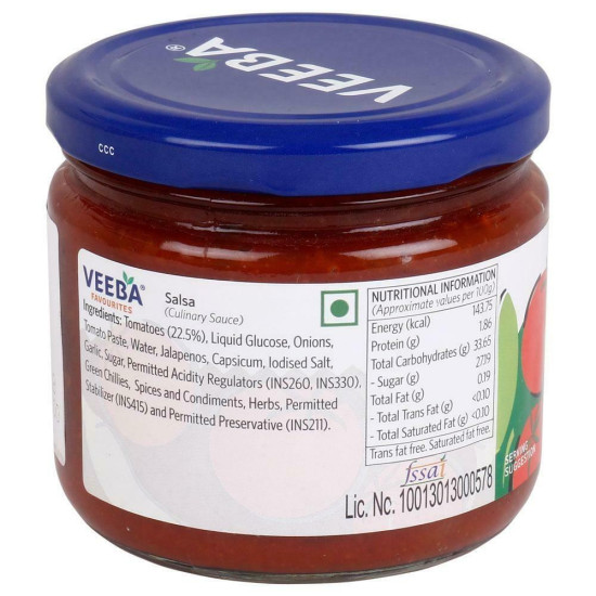 Veeba Salsa Dip 360 G - Authentic Mexican Flavor