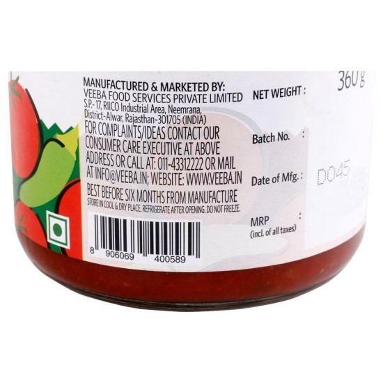 Veeba Salsa Dip 360 G - Authentic Mexican Flavor