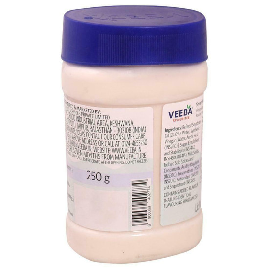 Veeba Smart Eggless Mayonnaise 250 G - Guilt-Free Delight