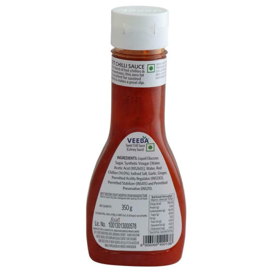 Veeba Sweet Chilli Sauce 350 G - Sweet & Spicy Delight