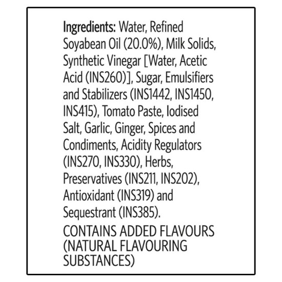 Veeba Tandoori Eggless Mayonnaise 250 G - Rich & Creamy Spread