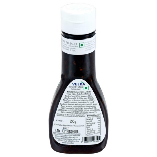 Veeba Teriyaki Stir Fry Sauce 350 G - Authentic Japanese Flavor