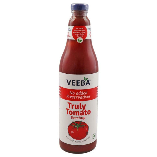 Veeba Truly Tomato Ketchup 1 Kg - Made with Real Juicy Tomatoes