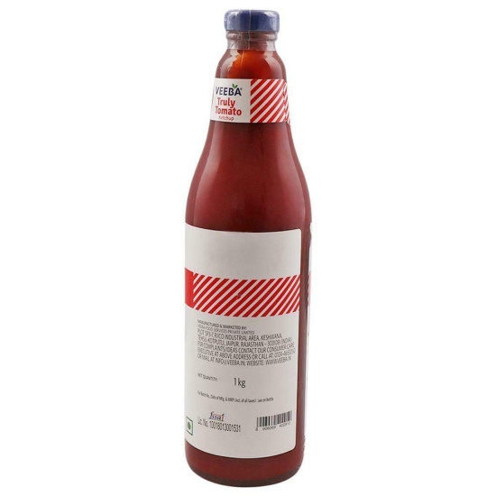 Veeba Truly Tomato Ketchup 1 Kg - Made with Real Juicy Tomatoes