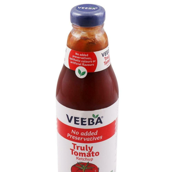 Veeba Truly Tomato Ketchup 500 G - Made from 100% Real Tomatoes