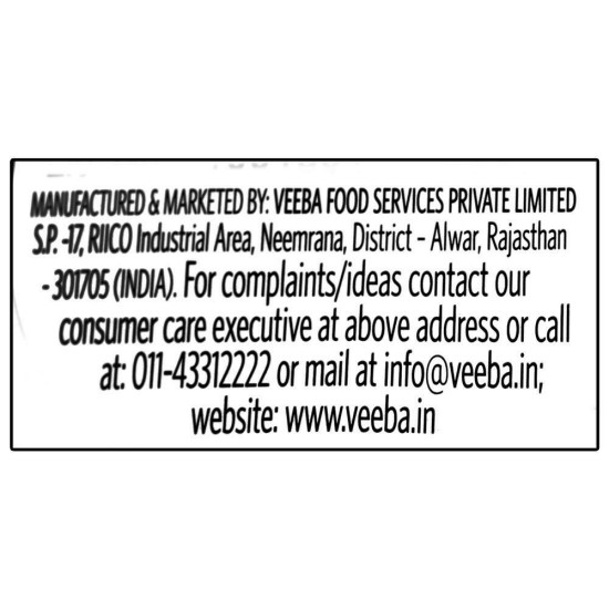 Veeba Vinaigrette Salad Sauce 320 G - Fresh & Lemony Dressing