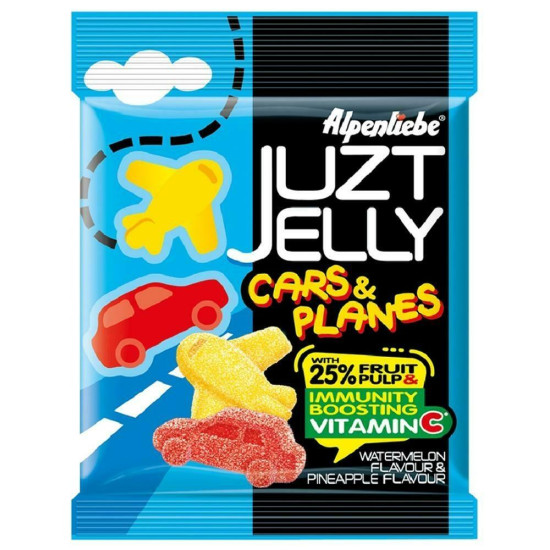 Alpenlibe Juzt Jelly Pineapple Watermelon Cars & Planes - Sweet Treats