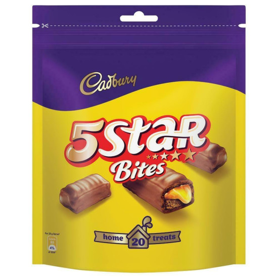 Cadbury 5 Star Bites Home Treats Chocolate 151 G - Rich & Creamy Delight