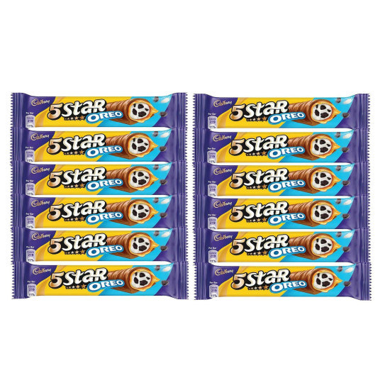 Cadbury 5 Star Oreo Chocolate Bar - Caramel & Crunchy Delight