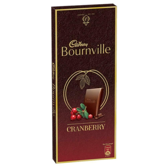Cadbury Bournville Cranberry Dark Chocolate 80 G - Rich & Indulgent