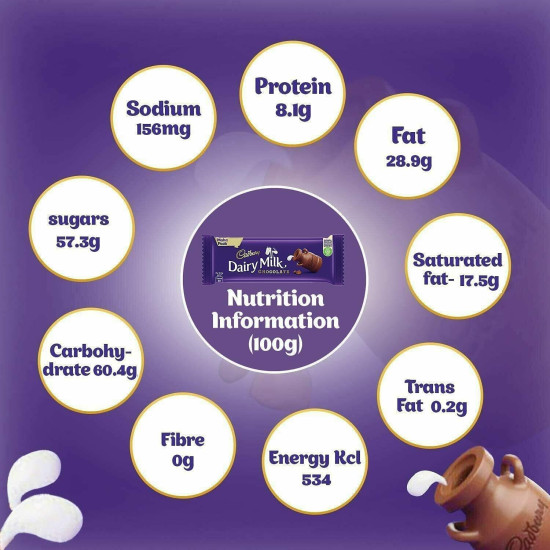 Cadbury Dairy Milk Chocolate Bar - 15 X 55 G Maha Pack