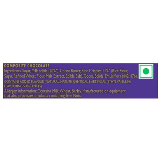 Cadbury Dairy Milk Crackle Chocolate 36 G - Smooth & Crunchy Delight