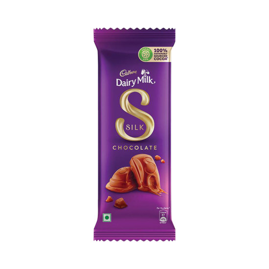 Cadbury Dairy Milk Silk Chocolate 60 G - Smooth & Creamy Delight