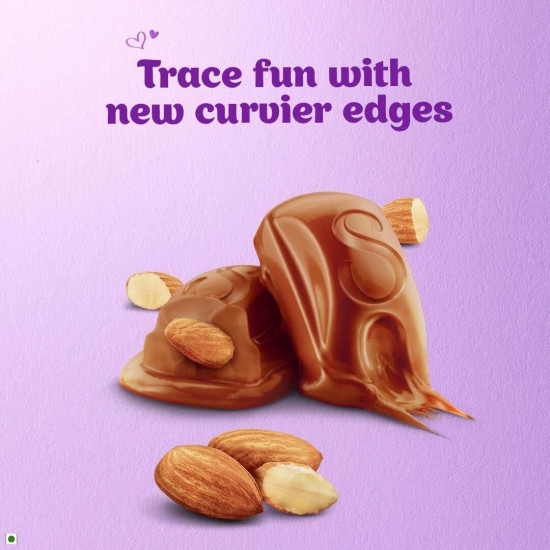 Cadbury Dairy Milk Silk Hazelnut & Roast Almond - Creamy Indulgence Pack of 4