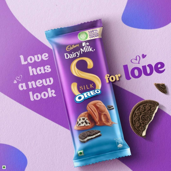 Cadbury Dairy Milk Silk Oreo Chocolate Bar - Creamy Milk Chocolate Delight