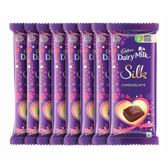 Cadbury Dairy Milk Silk Plain Valentine Chocolate - Rich & Creamy Delight
