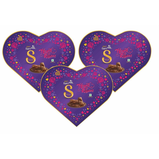 Cadbury Dairy Milk Silk Valentine Hearts - Premium Valentine Chocolate