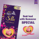 Cadbury Dairy Milk Silk Valentine's Heart Blush Bar - Luxurious Gift Pack