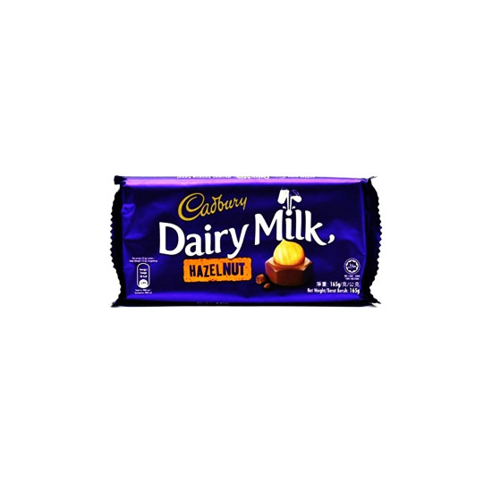 Cadbury Dairy Milk Hazelnut 165g - Rich & Creamy Chocolate