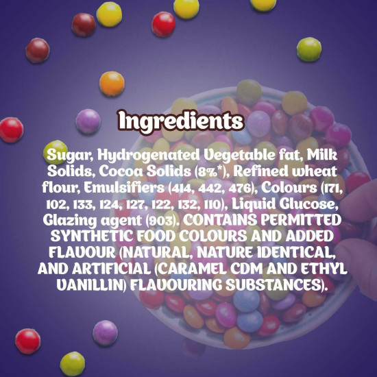 Cadbury Gems Home Treats Birthday Pack - Colorful Chocolate Buttons