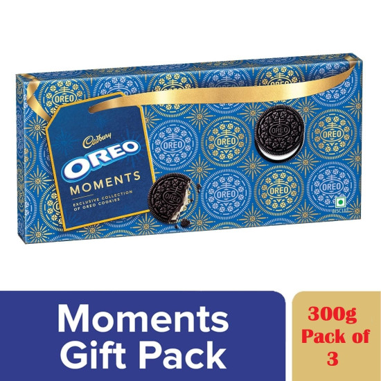 Cadbury Oreo Moments Cream 300G Pack Of 3 - Delicious Chocolate Treat