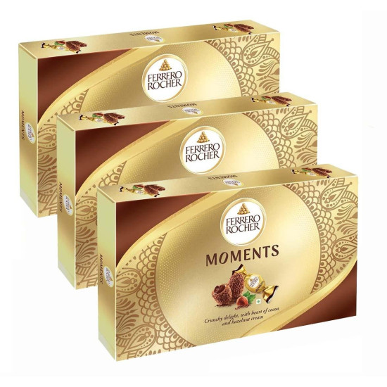 Ferrero Rocher Moments, 16 Pieces - Exquisite Hazelnut Delight
