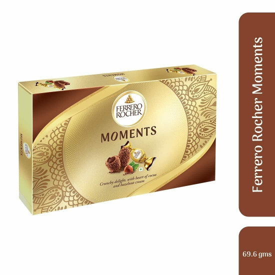 Ferrero Rocher Moments, 16 Pieces - Exquisite Hazelnut Delight