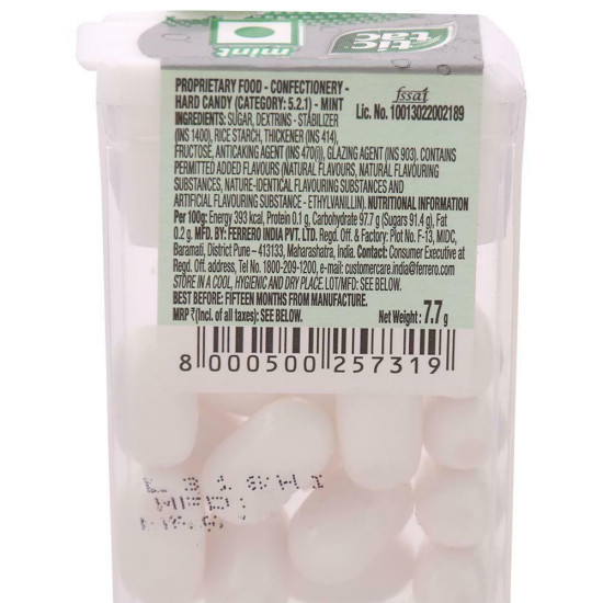 Tic Tac Mint 7.7 G - Refreshing Mint Candies