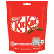 KitKat Chocolate Share Bag 123.2 G (Pack Of 8) - Indulgent Chocolate Delight