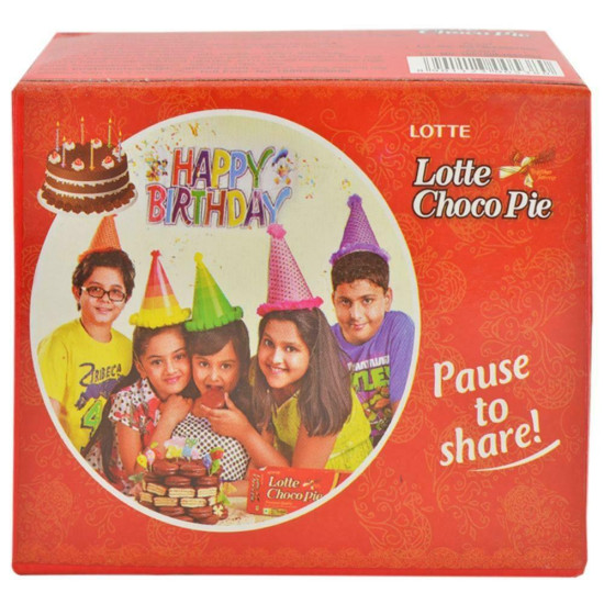 Lotte Choco Pie 28 G (2 Pcs) - Delicious Chocolate Delight