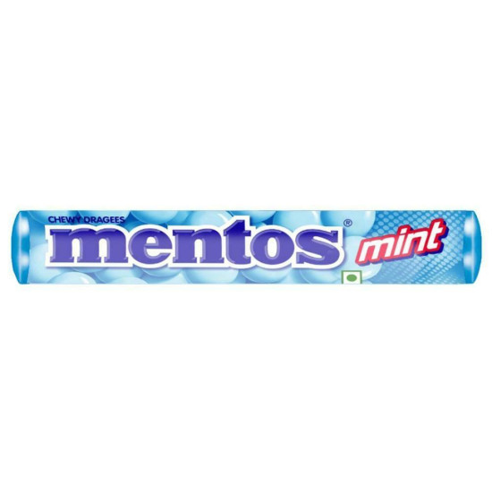 Mentos Mint Chewy Dragees 36.4 G - Instant Freshness