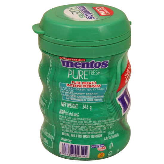 Mentos Purefresh Sugarfree Spearmint - Instant Refreshment