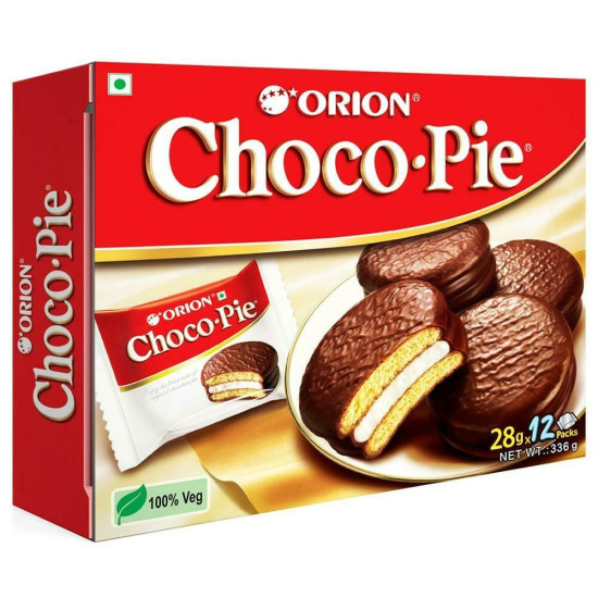 Orion Choco Pie 28 G (12 Pcs) - Indulgent Chocolate Delight