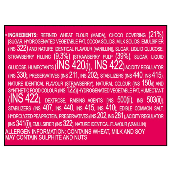 Orion Real Strawberry Centre Filled Choco-Pie 28 G (6 Pcs) - Indulgent Chocolate Delight
