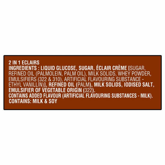 Parle 2 In 1 Eclairs Toffee 241.58 G - Irresistible Candy Delight