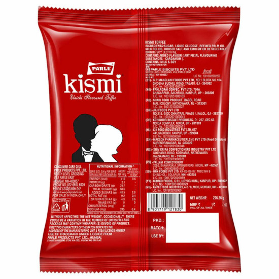 Parle Kismi Toffee 276.36 G - Irresistible Sweet Delight